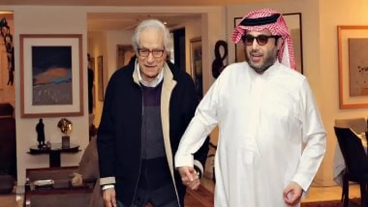 تركي آل الشيخ يزور فاروق حسني في القاهرة بزيارة خاصة